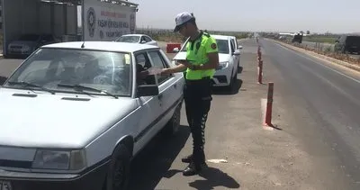 Şanlıurfa’da 428 araca cezai işlem uygulanırken, 79 araç trafikten men edildi