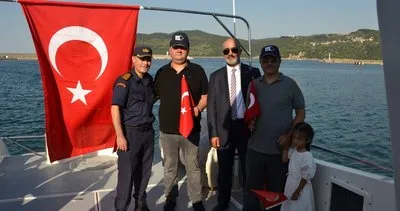 Şehit ve Gazi ailelerine denizde anlamlı vefa #bartin
