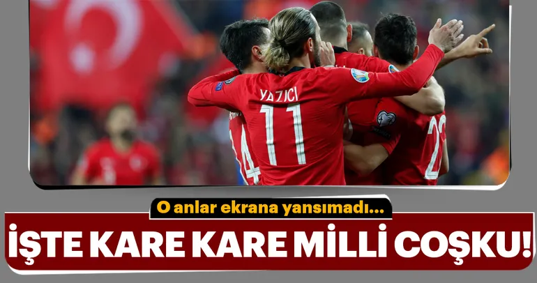 Türkiye - Moldova maçından kareler