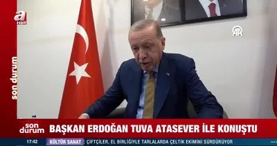 Başkan Erdoğan Türk astronot Tuva Cihangir Atasever ile konuştu: Son olmayacaksın!