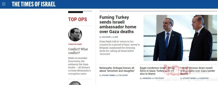 İsrail medyası Erdoğan’a kilitlendi
