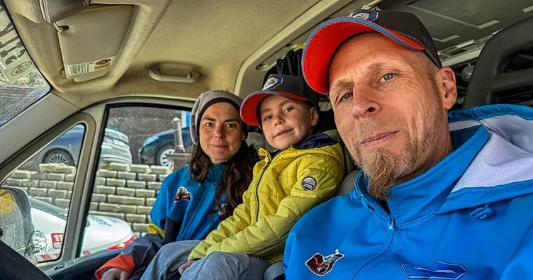 Alman çift ve oğlu Nepal yolunda