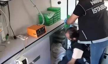 Bulgaristan’dan hasta nakil aracıyla ülkeye uyuşturucu taşıyan şüphelilere operasyon