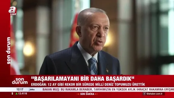 Son Dakika: Başkan Erdoğan'dan Milli Deniz Topu Atış Töreni'nde önemli mesajlar! ''Başarılamayanı bir daha başardık''