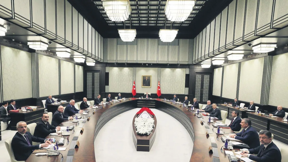 Kabinenin gündemi Terörsüz Türkiye