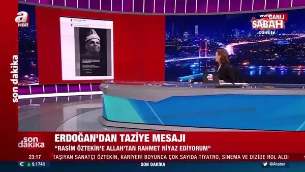 SON DAKİKA HABERİ: Başkan Erdoğan'dan Rasim Öztekin için başsağlığı mesajı | Video