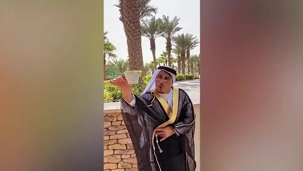 Nusret'in Dubai'deki 500 TL'lik altın tozlu kahve keyfi sosyal medayada olay oldu | Video