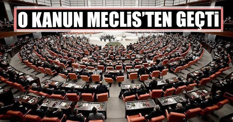 KDV Kanunu TBMM’de kabul edildi