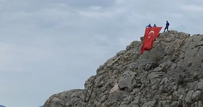 Büyük zaferi 800 metre yüksekte kutladılar #amasya