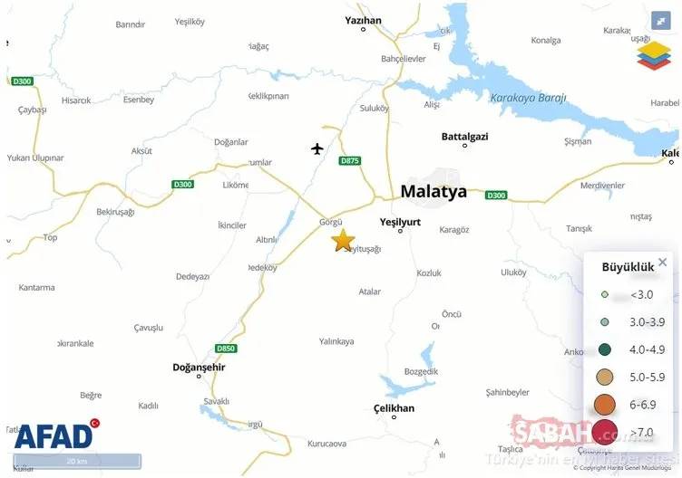 DEPREM SON DAKİKA: Malatya’da deprem! 13 Mart AFAD ve Kandilli Rasathanesi Malatya son depremler
