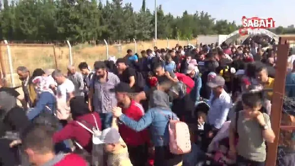 Suriyelilerin Kurban Bayramı ziyareti için ülkelerine geçişleri sürüyor
