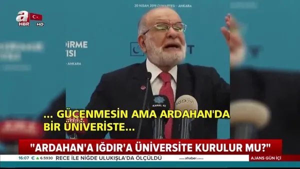 Saadet Partisi Genel Başkanı Temel Karamollaoğlu, şimdi de üniversitelere karşı çıktı!