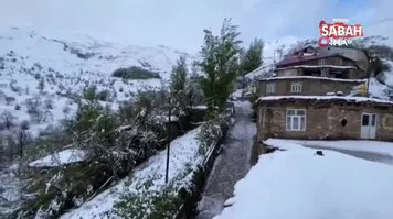 Van'a mayıs ayında lapa lapa kar yağdı