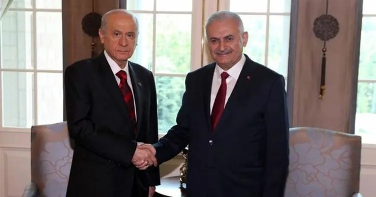 Yıldırım- Bahçeli görüşmesi sona erdi