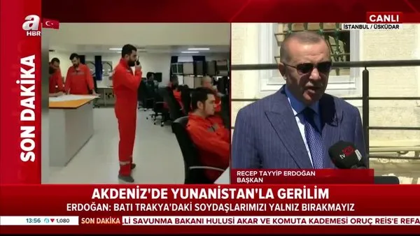 Son dakika | Başkan Erdoğan'dan Cuma namazı çıkışında çok sert Doğu Akdeniz açıklaması | Video