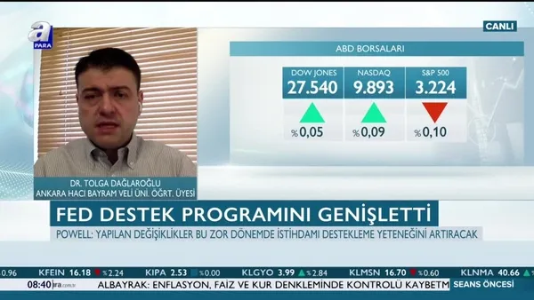 Dağlaroğlu: Powell faizleri kontrol etmek için sözlü yönlendirme yapacak