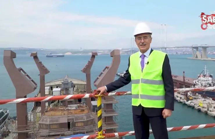 SSB Başkanı Demir: “Donanmamızın 2. büyük gemisi olacak Derya’nın inşası tüm hızıyla devam ediyor” | Video