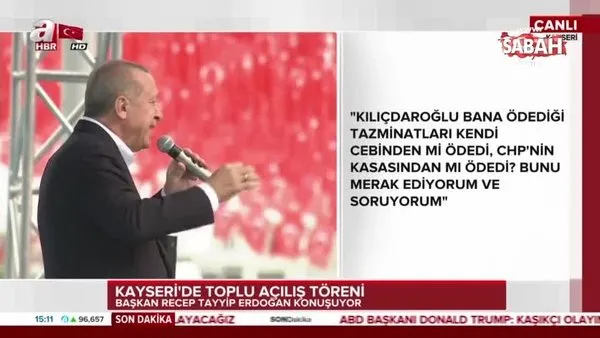 Cumhurbaşkanı Erdoğan'dan İş Bankası hisseleri açıklaması 