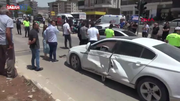 Kilis’te zincirleme kaza: 3 yaralı | Video