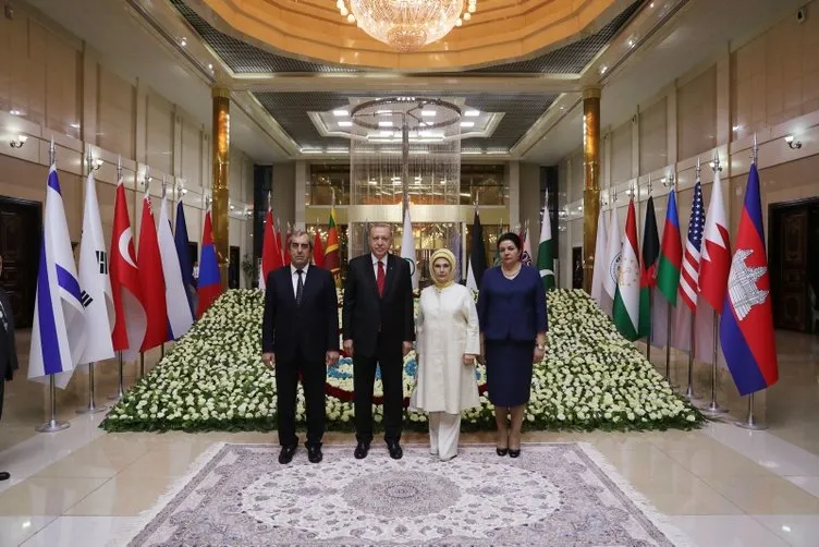 Başkan Erdoğan, Tacikistan’da