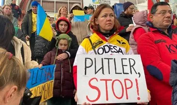 Fethiye’deki Ukraynalılardan, Putin’e tepki