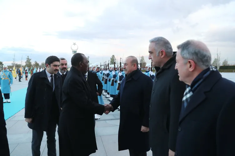 Çad Cumhurbaşkanı Deby Cumhurbaşkanlığı Külliyesinde