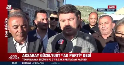 Son dakika: Aksaray Güzelyurt’ta yenilenen seçimi AK Parti kazandı