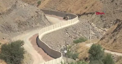 Hakkari’da İran sınırına 43 kilometre beton duvar örüldü