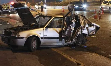 Ankara’da akılalmaz trafik kazası