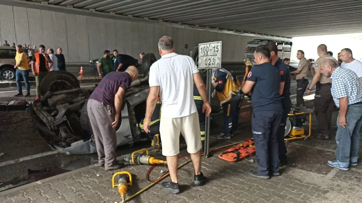 Kastamonu Tosya'da feci kaza! 3 ölü 5 yaralı