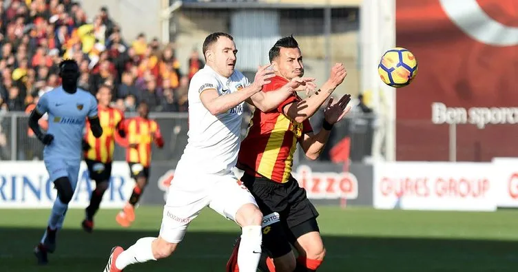 Göztepe - Kayserispor maçında puanlar paylaşıldı