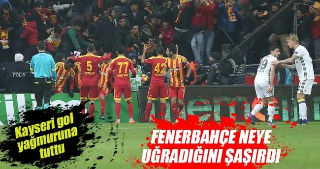 Kayserispor-Fenerbahçe maç sonucu