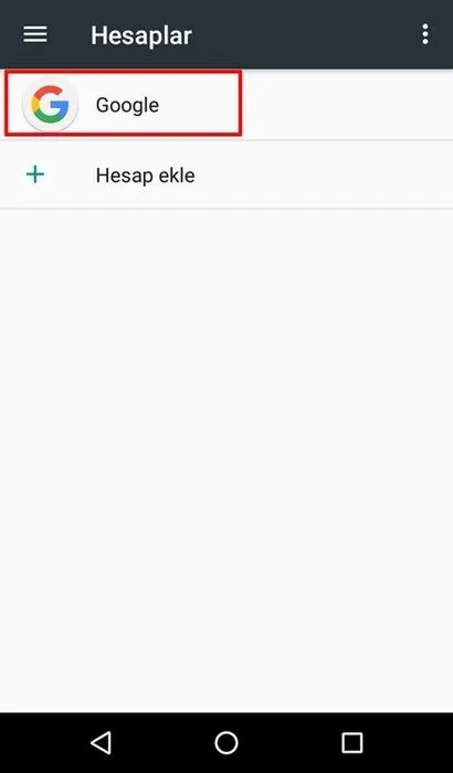 android de gmail oturumu nasil