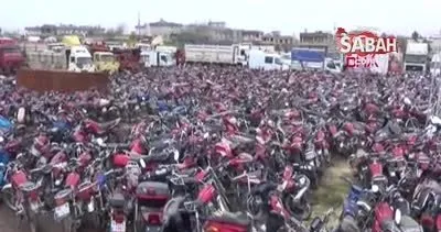 Şanlıurfa’da çürümeye terk edilen motosikletler ekonomiye kazandırılıyor