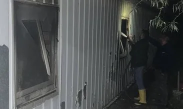 Bingöl'de şantiyede çıkan yangında 1 işçi öldü, 1 işçi yaralandı #bingol