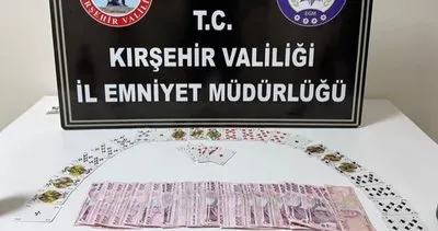 Kırşehir’de kumar masasına gece baskını: 36 bin 998 TL ceza! #kirsehir