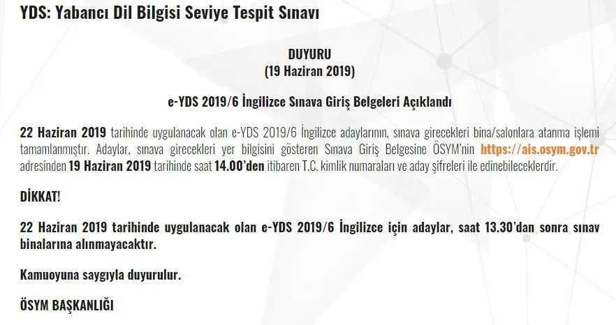E Yds Ingilizce Sinavi Icin Geri Sayim Basladi E Yds Sonuclari Ne Zaman Aciklanacak Son Dakika Egitim Haberleri