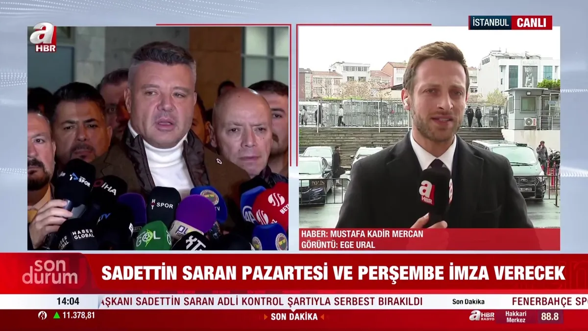 SON DAKİKA: Sadettin Saran adli kontrolle serbest bırakıldı: İki gün imza şartı | Video videosunu izle SON DAKİKA: Sadettin Saran adli kontrolle serbest bırakıldı: İki gün imza şartı | Video videosunu izle