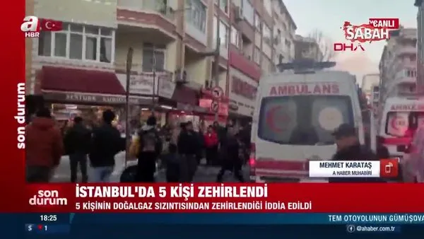 İstanbul'da dehşet anları! Kapıyı kırıp doğal gazdan zehirlenen 5 kişiyi kurtardı