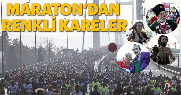 Vodafone 40. İstanbul Maratonu’nda renkli kareler