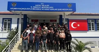 Hatay'da 31 kaçak göçmen yakalandı #hatay