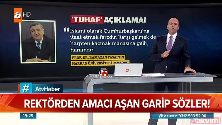 Rektör Ramazan Taşaltın'dan haddini aşan sözler