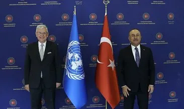 Dışişleri Bakanı Mevlüt Çavuşoğlu Volkan Bozkır ile görüştü