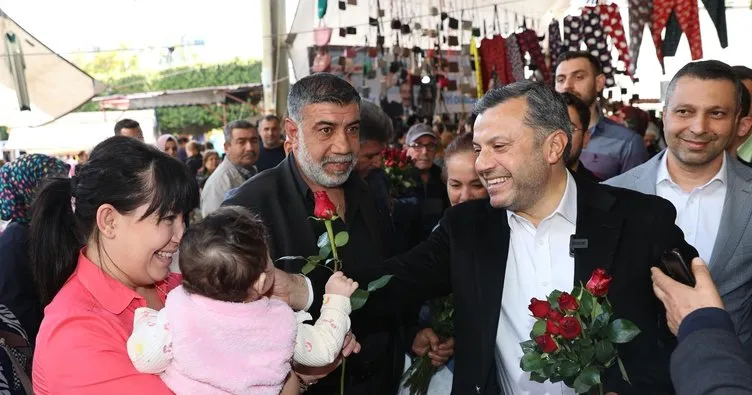 Cumhur İttifakı adayları Adana’yı karış karış geziyor