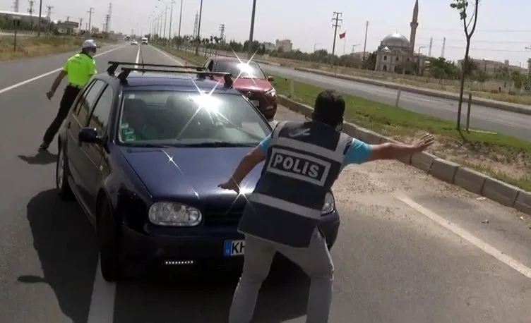 Konya'da dehşete düşüren olay! Çocuğuyla kaçan anneyi polisler kapanla durdurdu