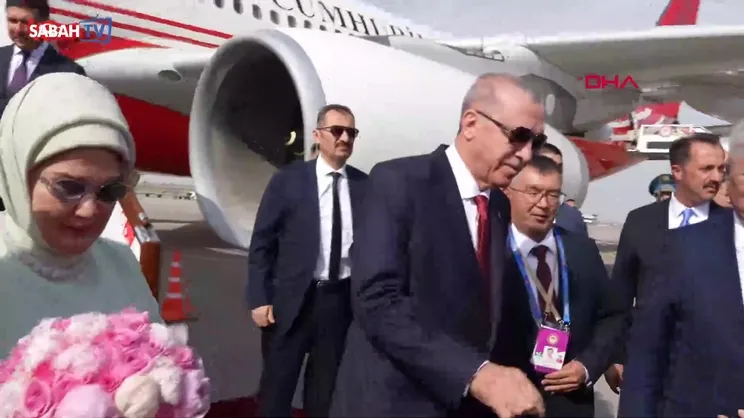 Başkan Erdoğan, Kırgızistan’da | Video