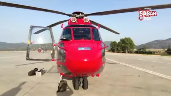 Kırmızı helikopterden 4 günde 322 sorti | Video