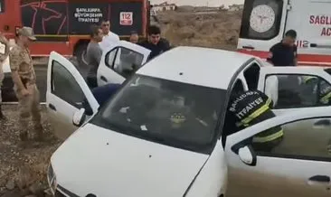 Otomobil şarampole yuvarlandı! 3 yaralı #sanliurfa