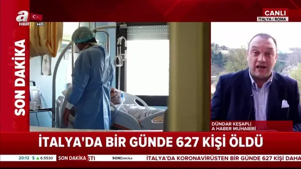 İtalya'da 1 günde 627 kişi hayatını kaybetti! Toplam ölüm sayısı 4032'ye yükseldi! | Video