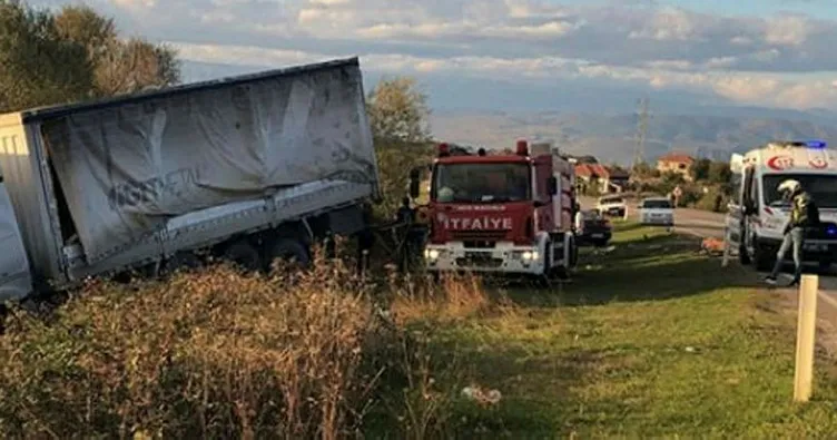 Samsun’da korkunç kaza: 2 ölü, 3 yaralı